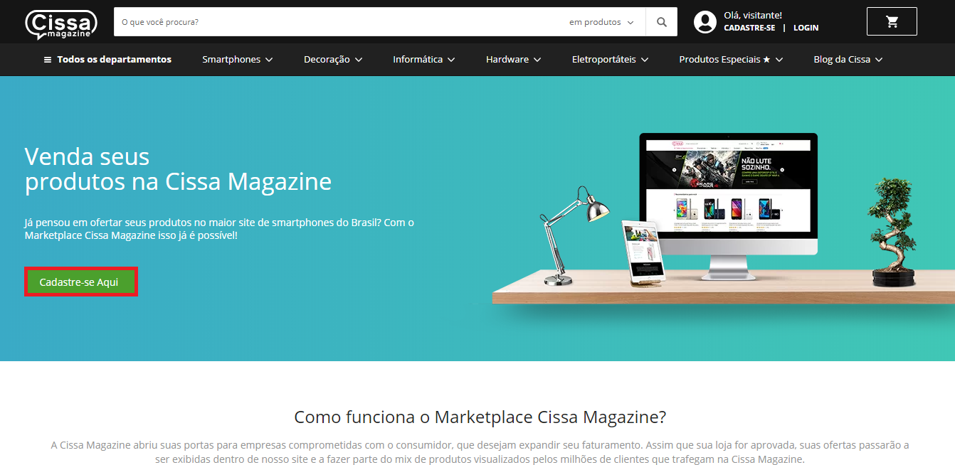 Como vender no marketplace Cissa Magazine: passo a passo