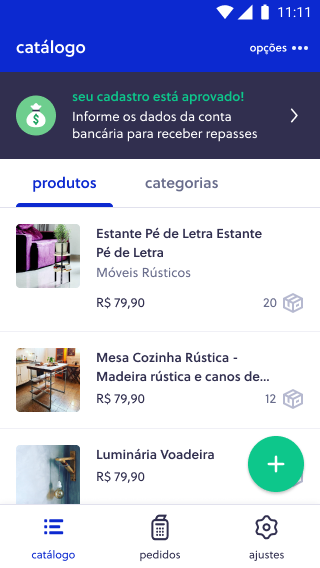 Link de pagamento Olist Shops - Etapa 4